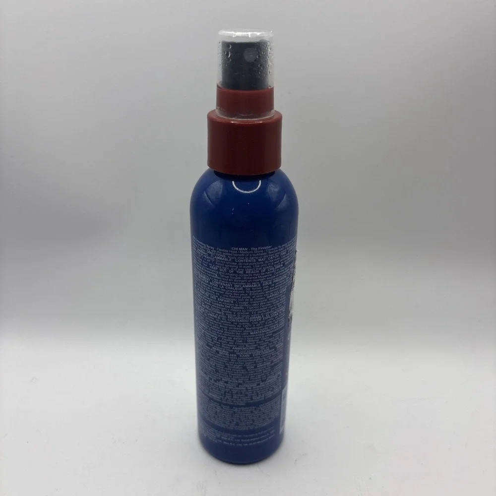 Chi Man The Finisher Grooming Spray‎ 6 Fl Oz Flexible Hold Medium Shine NEW
